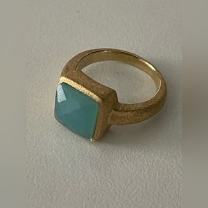 Milky Turquoise color ring